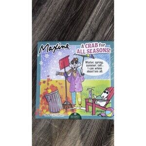 2026 Maxine Wall Calendar A Crab For All Seasons Comic 12”x12” Bright Colors